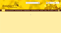 Desktop Screenshot of honighaeusel.de